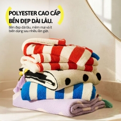 Chăn Nhung Hai Mặt Milk Cap Blanket- Love in Summer