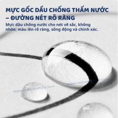 Bút Lông Dầu 2 Đầu Mideer Dual Tip Permanent Marker 3+
