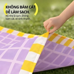 Thảm Dã Ngoại Gấp Gọn Hugz Pocket Picnic Mat- Apple Map