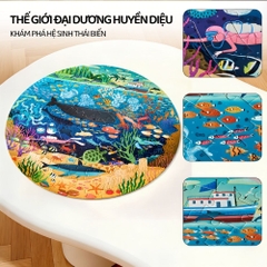 Đồ Chơi Ghép Hình Khu Rừng 150 Mảnh Mideer Round Puzzle 5+