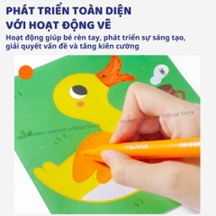 Tranh Tô Màu Sáng Tạo Level Up Brain Gamebook- Let's Paint Level 2