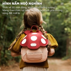 Balo Cho Bé Mầm Non Zoyzoii Mushroom Series B50- Cây Táo