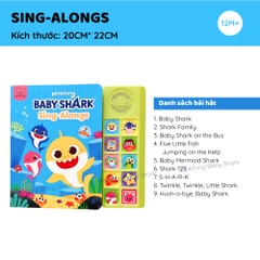 Sách Âm Thanh Cho Bé Chính Hãng Pinkfong Baby Shark Sound Book 1+
