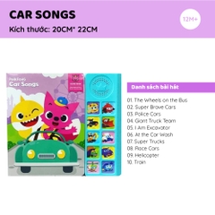 Sách Âm Thanh Cho Bé Chính Hãng Pinkfong Car Songs Sound Book 1+