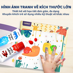 Bộ Màu Vẽ Tay Cho Bé Mideer Finger Paint Art 3+