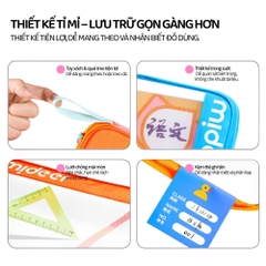 Túi Đựng Tài Liệu Hai Ngăn Mideer Organized Subject Storage Bag- Màu Xanh Dương 3+
