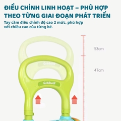 Xe Đẩy Tập Đi Cho Bé Kèm Bảng Đồ Chơi Montessori Goodway Music Baby Walker 6m+