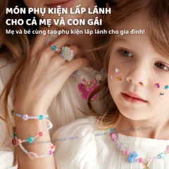 Bộ Phụ Kiện Trang Sức Cho Bé Gái Charm Bracelet Making Kit 8+