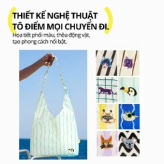 Túi Tote Đeo Vai Hugz Shoulder Bag- Garden Field