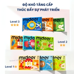 Đồ Chơi Cắt Dán Giấy Thủ Công Mideer Let’s Cut Paper- Level 2