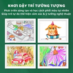 Bút Chì Màu Cho Bé 24 Màu Mideer Vibrant Colored Pencil 3+