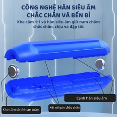 Đồ chơi xếp hình nam châm cho bé Mideer Rainbow Magnetic Building Stick 60 Chi Tiết 3+