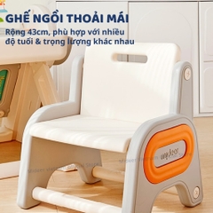 Bàn Gấp Gọn Đa Năng Ghế Ngồi Cho Bé Mideer Multifunctional Block Table 3+