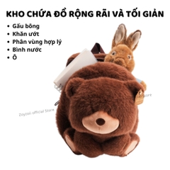 Balo Cho Bé Mầm Non Hình Gấu Bông Zoyzoii Kids Backpack B82 Sư Tử