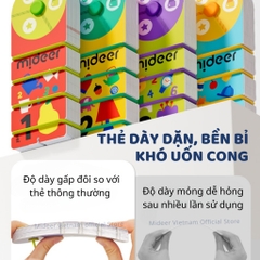 Bộ Thẻ Học Thông Minh Flashcard Mideer Match & Connect Playbook 3+