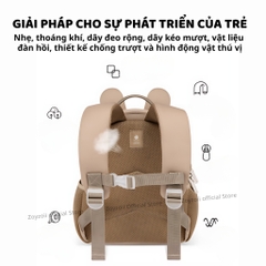Balo Cho Bé Mầm Non Zoyzoii Forest Animal Backpack B38- Thỏ Xám