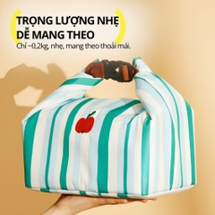 Túi Đựng Cơm Trưa Gấp Gọn Hugz Lunch Bags Size S 34*14*28cm