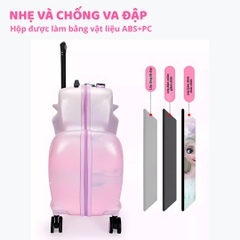 Vali Ngồi Cho Bé Màu Hồng Mesuca Disney- Frozen 24 Inches