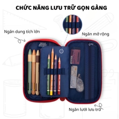 Hộp Đựng Bút Cho Bé Zoyzoii Pencil Case B20- Quả Cherry