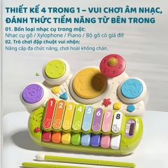 Đàn Xylophone Điện Tử Cho Bé Goodway Electronic Xylophone 18m+