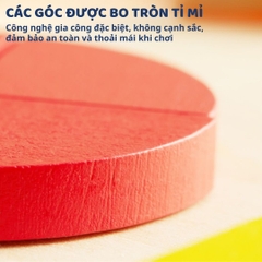 Đồ Chơi Xếp Hình Nam Châm Bằng Gỗ 250 Mảnh Mideer Pattern Blocks 3+