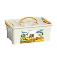 Đồ Chơi Mô Hình Động Vật Thú Rừng 15 Con Mideer Animal Toys Set 3+
