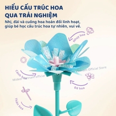 Đồ Chơi Thủ Công Làm Hoa Giấy Mideer Click & Bloom Florist 3+