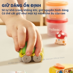 Đất Nặn Tự Khô Mideer Airy Fun Clay 24 Màu 3+