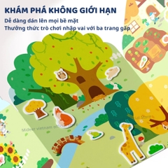 Đồ Chơi Sticker Dán Dùng Nhiều Lần Mideer Reusable Jelly Sticker Set- Incredible Aquarium 3+