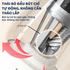 Gọt Bút Chì Điện Tự Động Màu Vàng Mideer Automatic Pencil Sharpener 3+