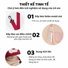 Túi Đeo Chéo Mini Cho Bé Zoyzoii Mushroom Bag B39- Cây táo