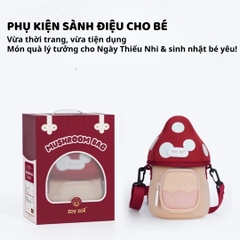 Túi Đeo Chéo Mini Cho Bé Zoyzoii Mushroom Bag B39- Cây Nấm