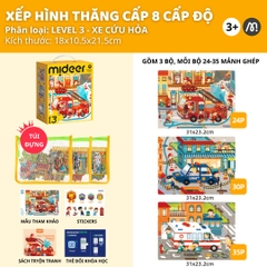 Đồ Chơi Xếp Hình Thăng Cấp Level Up Puzzle- Level 3 Busy Rescue Team 3+
