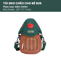 Túi Đeo Chéo Mini Cho Bé Zoyzoii Mushroom Bag B39- Cây táo