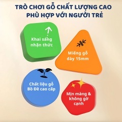 Bảng Ghép Hình Chữ Số Mideer Wooden Peg Puzzles 18m+