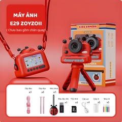 Máy Ảnh Mini Chụp Lấy Liền Cho Bé Zoyzoii Kids Instant Camera E29- Red