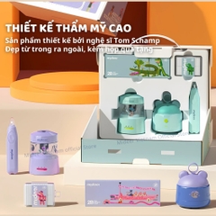 Bộ Gọt Bút Chì Tự Động Cao Cấp Mideer Artist Electric Stationery Set- Citrus Glow 3+