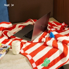Chăn Nhung Hai Mặt Milk Cap Blanket- Butter Holiday