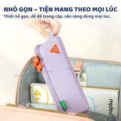 Hộp Đựng Bút Cho Bé Mideer Artist Reversible Twins Pen Pouch- Purple 6+