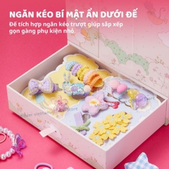 Phụ Kiện Kẹp Tóc Cho Bé Gái Hair Clips Gift Box 3+