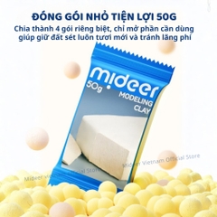 Đất Sét Tạo Hình Tự Khô Cho Bé Mideer Modeling Clay Set 8+