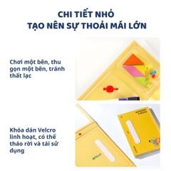 Đồ Chơi Bảng Vẽ Đa Năng Kèm Trò Chơi Mideer Sensory Book 3+