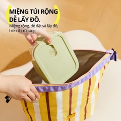 Túi Đựng Cơm Trưa Gấp Gọn Hugz Lunch Bags Size S 34*14*28cm
