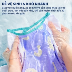 Áo Vẽ Tranh Chống Bẩn Mideer Waterproof Art Smock- Lime Green 3+