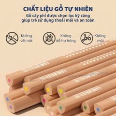 Bút Chì Màu Cho Bé 36 Màu Mideer Vibrant Colored Pencil 3+
