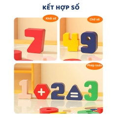 Bảng Ghép Hình Chữ Cái Mideer Wooden Peg Puzzles 18m+