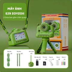 Máy Ảnh Mini Chụp Lấy Liền Cho Bé Zoyzoii Kids Instant Camera E29- Green