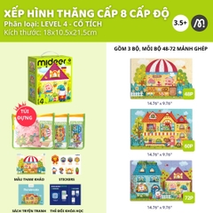 Đồ Chơi Xếp Hình Thăng Cấp Level Up Puzzle- Level 4 Fairy Tale Town 3+