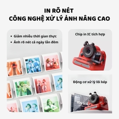 Máy Ảnh Mini Chụp Lấy Liền Cho Bé Zoyzoii Kids Instant Camera E29- Green