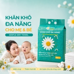 Khăn Lau Mặt Dùng Một Lần Cao Cấp 200 Miếng Daizy Daily Facial Towel Viscose